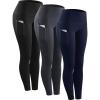 9017 Yoga Pant 3 Pack:black/Grey/Navy