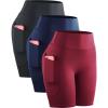 9119 Black/Red/Dark Navy 3 Pack