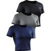 8079# Black/Grey/Navy Blue 3 Pack