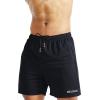 imageNELEUS Mens 7 inch Lightweight Workout Running Shorts with Pockets6058 2 Packblack navy Blue