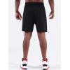 imageNELEUS Mens 7 inch Lightweight Workout Running Shorts with Pockets6083 3 Pack blackGreyBlue