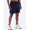 imageNELEUS Mens 7 inch Lightweight Workout Running Shorts with Pockets6083 3 Pack blackGreyNavy Blue