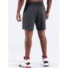 imageNELEUS Mens 7 inch Lightweight Workout Running Shorts with Pockets6083 3 Pack greyNavyOlive Green