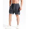 imageNELEUS Mens 7 inch Lightweight Workout Running Shorts with Pockets6085 3 Pack blackGreyRed