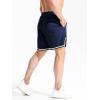 imageNELEUS Mens 7 inch Lightweight Workout Running Shorts with Pockets6085 3 Pack blueRedNavy