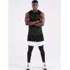 imageNeleus Mens Workout Tank Tops 3 Pack Sleeveless Running Shirts with Hoodie5098 BlackGreyOlive Green 3 Pack
