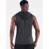 imageNeleus Mens Workout Tank Tops 3 Pack Sleeveless Running Shirts with Hoodie5098 BlackGreyOlive Green 3 Pack