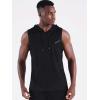 imageNeleus Mens Workout Tank Tops 3 Pack Sleeveless Running Shirts with Hoodie5098 BlackGreyRed 3 Pack