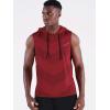 imageNeleus Mens Workout Tank Tops 3 Pack Sleeveless Running Shirts with Hoodie5098 BlackGreyRed 3 Pack