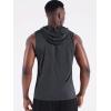 imageNeleus Mens Workout Tank Tops 3 Pack Sleeveless Running Shirts with Hoodie5098 BlackGreyRed 3 Pack