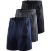 6083# 3 Pack black/Grey/Navy Blue