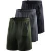 6083# 3 Pack black/Grey/Olive Green