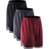 6085# 3 Pack black/Grey/Red