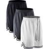 6085# 3 Pack black/Grey/White