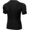 imageNELEUS Mens 3 Pack Athletic Compression Base Layer Workout Shirt5003 Black grey red 3 Pack