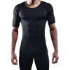 imageNELEUS Mens 3 Pack Athletic Compression Base Layer Workout Shirt5011 3 Pack Black
