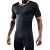 imageNELEUS Mens 3 Pack Athletic Compression Base Layer Workout Shirt5011 3 Pack Black grey navy Blue
