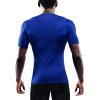 imageNELEUS Mens 3 Pack Athletic Compression Base Layer Workout Shirt5011 3 Packblack blue grey