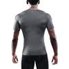imageNELEUS Mens 3 Pack Athletic Compression Base Layer Workout Shirt5011 3 Packblack grey red