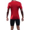 imageNELEUS Mens 3 Pack Athletic Compression Base Layer Workout Shirt5011 3 Packblack grey red