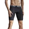 imageNELEUS Mens Compression Shorts Pack of 36012 BlackBlackBlack 3 Pack