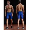 imageNELEUS Mens Compression Shorts Pack of 36012 BlueLight BlueRed 3 Pack