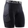 imageNELEUS Mens Compression Shorts Pack of 36086 BlackGreyNavy Blue 3 Pack