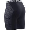 imageNELEUS Mens Compression Shorts Pack of 36086 BlackGreyNavy Blue 3 Pack