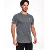imageNELEUS Mens Dry Fit Mesh Athletic Shirts5016 BlackGreyNavy Blue
