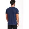 imageNELEUS Mens Dry Fit Mesh Athletic Shirts5016 BlackGreyNavy Blue