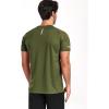 imageNELEUS Mens Dry Fit Mesh Athletic Shirts5016 BlackGreyOlive Green
