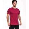imageNELEUS Mens Dry Fit Mesh Athletic Shirts5016 BlackGreyRed