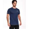 imageNELEUS Mens Dry Fit Mesh Athletic Shirts5016 RedOlive GreenNavy Blue