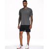 imageNELEUS Mens Dry Fit Mesh Athletic Shirts5017 BlackNavy BlueDark Grey