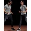 imageNELEUS Mens Dry Fit Mesh Athletic Shirts5033 3 Pack Black grey red