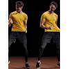 imageNELEUS Mens Dry Fit Mesh Athletic Shirts5033 3 Pack Blue red yellow