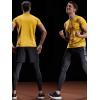 imageNELEUS Mens Dry Fit Mesh Athletic Shirts5033 3 Pack Blue red yellow