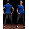imageNELEUS Mens Dry Fit Mesh Athletic Shirts5033 3 Pack Blue red yellow