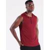 imageNeleus Mens Running Tank Tops 3 Pack Sleeveless Workout Athletic Shirts with Hoods5099 BlackBlueRed 3 Pack