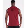 imageNeleus Mens Running Tank Tops 3 Pack Sleeveless Workout Athletic Shirts with Hoods5099 BlackBlueRed 3 Pack