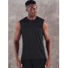 imageNeleus Mens Running Tank Tops 3 Pack Sleeveless Workout Athletic Shirts with Hoods5099 BlackGreyBlue 3 Pack