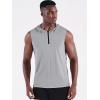 imageNeleus Mens Running Tank Tops 3 Pack Sleeveless Workout Athletic Shirts with Hoods5099 BlackGreyBlue 3 Pack