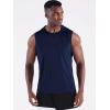 imageNeleus Mens Running Tank Tops 3 Pack Sleeveless Workout Athletic Shirts with Hoods5099 BlackGreyNavy Blue 3 Pack