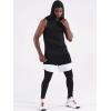 imageNeleus Mens Running Tank Tops 3 Pack Sleeveless Workout Athletic Shirts with Hoods5099 BlackGreyOlive Green 3 Pack