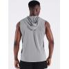 imageNeleus Mens Running Tank Tops 3 Pack Sleeveless Workout Athletic Shirts with Hoods5099 BlackGreyOlive Green 3 Pack