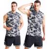 imageNeleus Mens Running Tank Tops 3 Pack Sleeveless Workout Athletic Shirts with Hoods5121 BlackGreyOlive Green 3 Pack