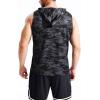 imageNeleus Mens Running Tank Tops 3 Pack Sleeveless Workout Athletic Shirts with Hoods5121 BlackGreyRed  3 Pack
