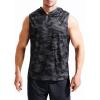 imageNeleus Mens Running Tank Tops 3 Pack Sleeveless Workout Athletic Shirts with Hoods5121 BlackGreyRed  3 Pack
