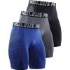 6086# Black/Grey/Blue 3 Pack