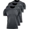 imageNELEUS Mens Dry Fit Mesh Athletic Shirts5017 Dark GreyDark GreyDark Grey